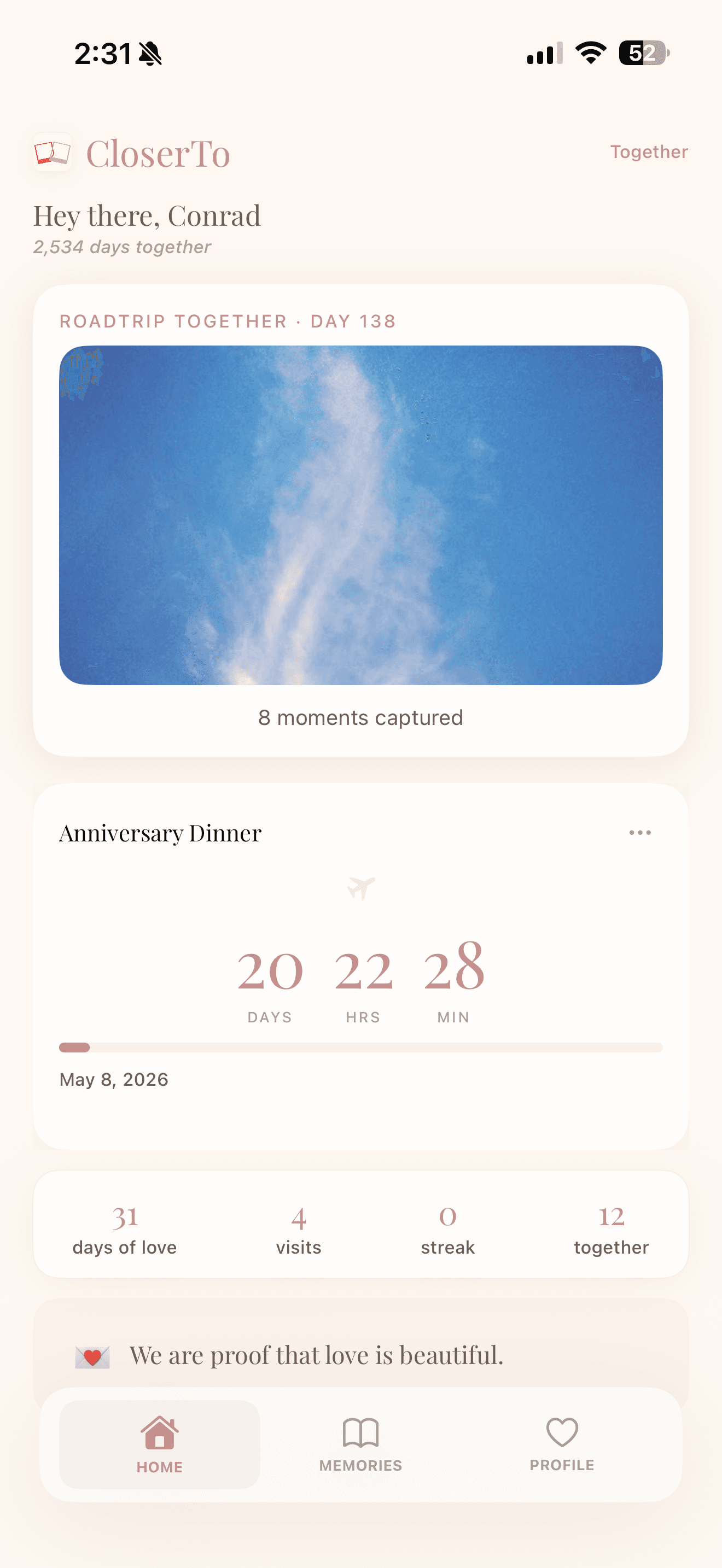 CloserTo — the app